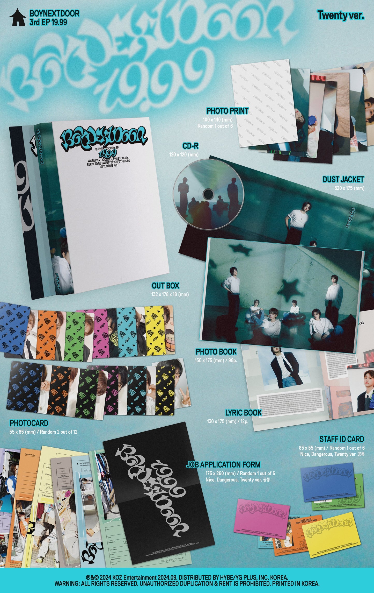 BOYNEXTDOOR - 3rd EP ‘19.99’