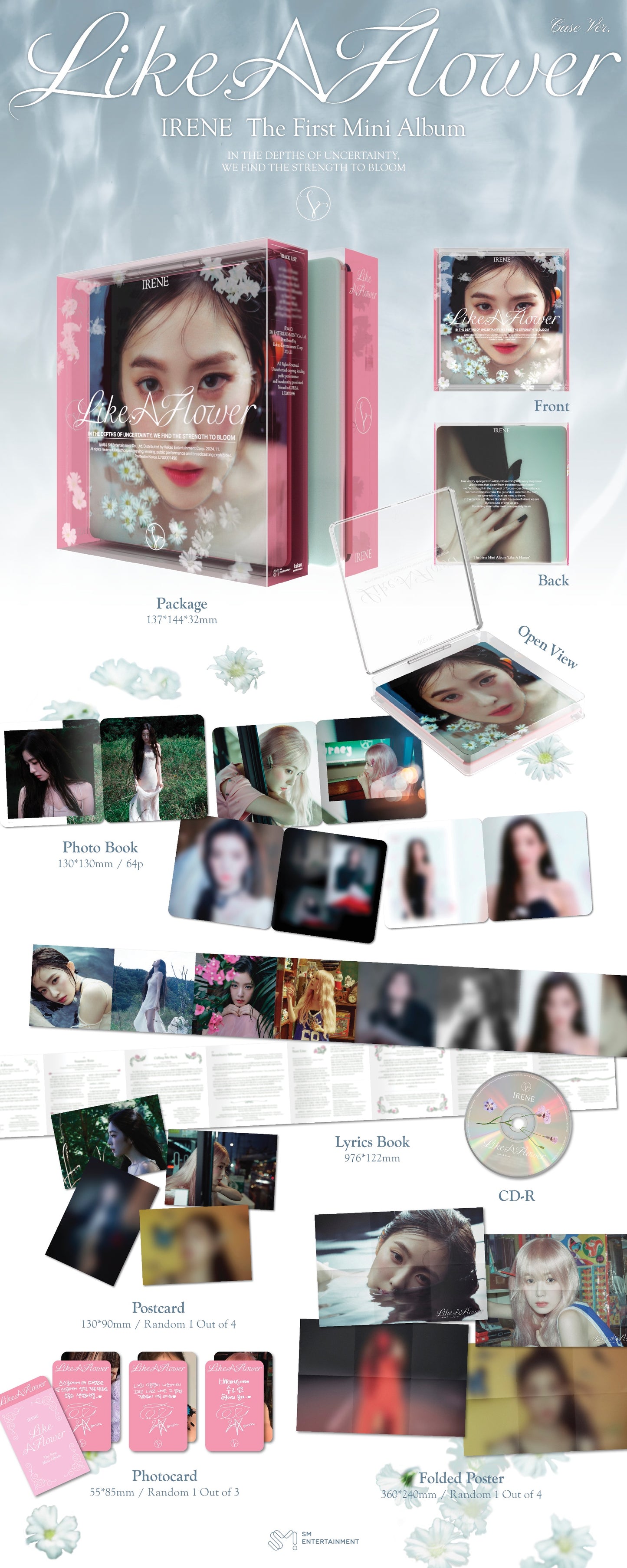 Red Velvet - IRENE - 1st Mini-Album 'Like A Flower' (Case Version)