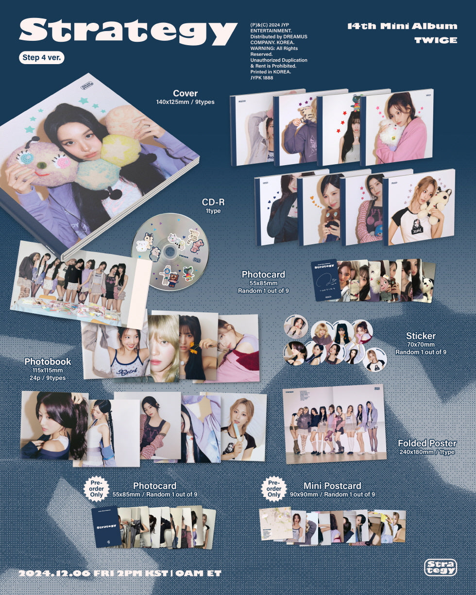 TWICE - 14th Mini-Album 'STRATEGY' (Step4 Version)