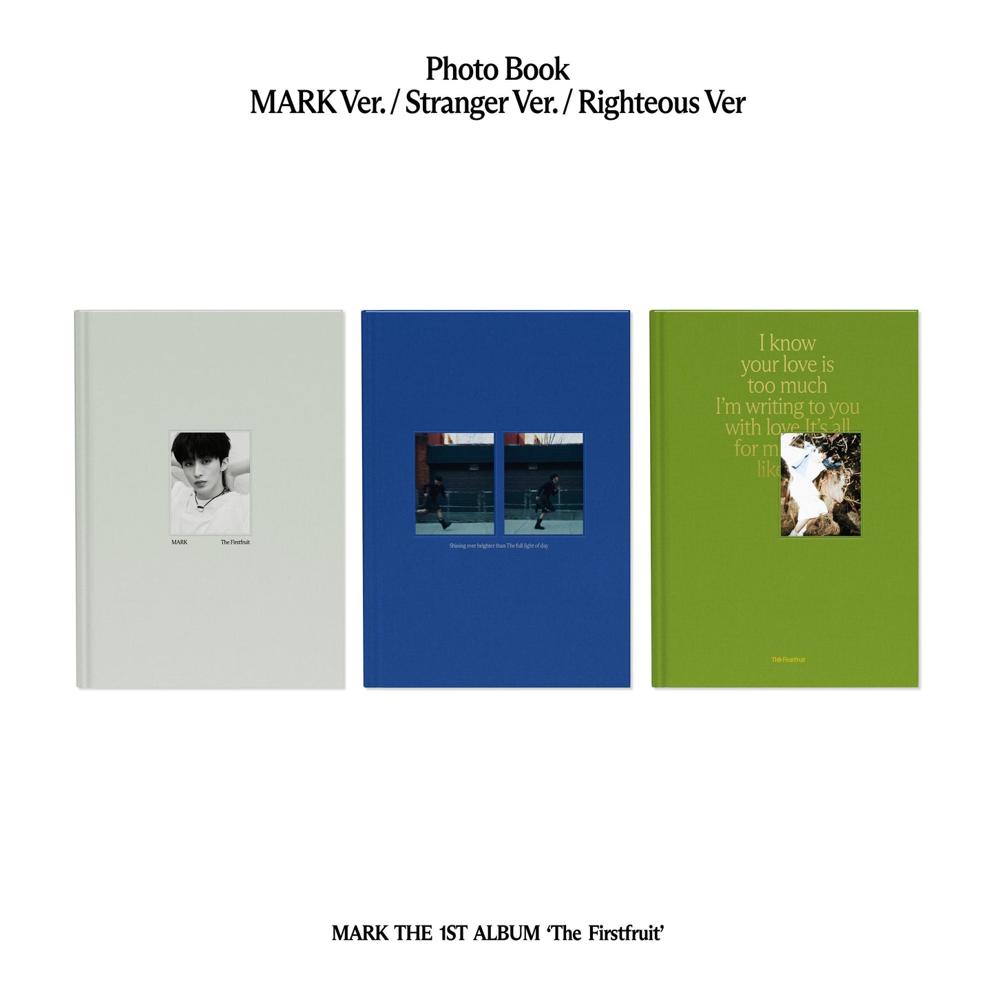 NCT - MARK - 1st Album 'The Firstfruit' (Photobook Version) + Apple Music POB Photocard