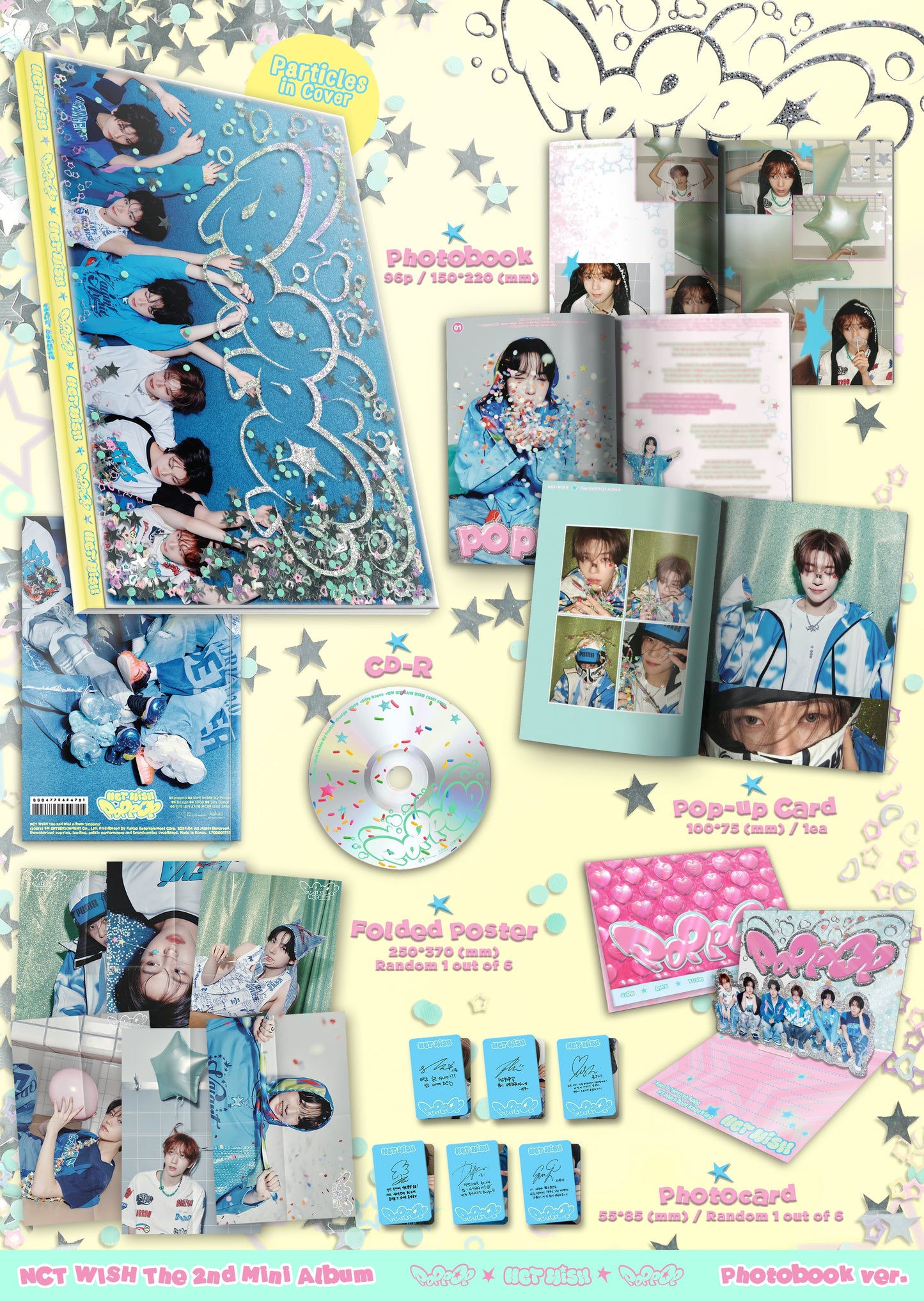 NCT WISH - 2nd Mini-Album 'poppop' (Photobook Version)