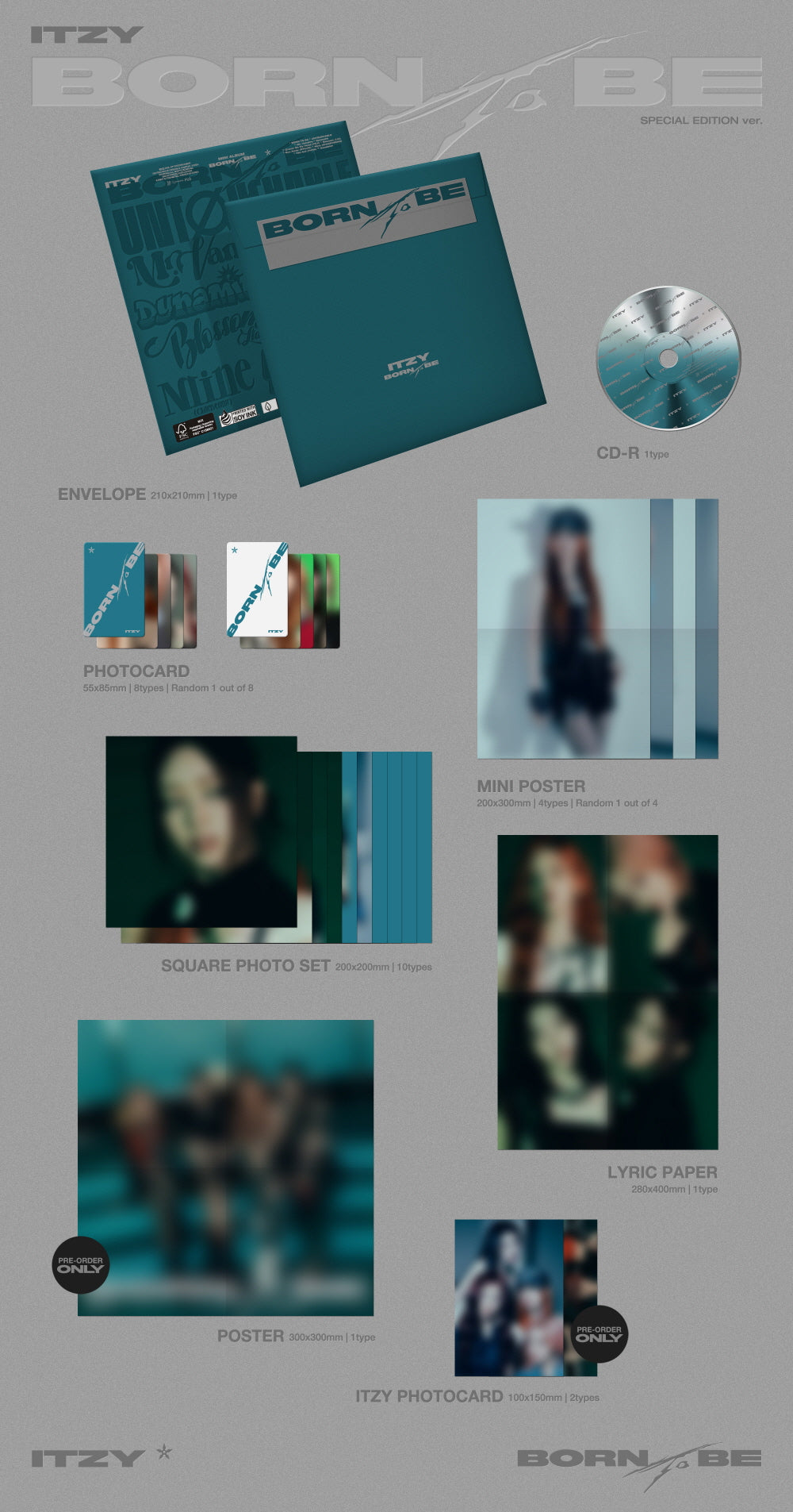 ITZY - 'BORN TO BE' Special Edition (Mr. Vampire Version)