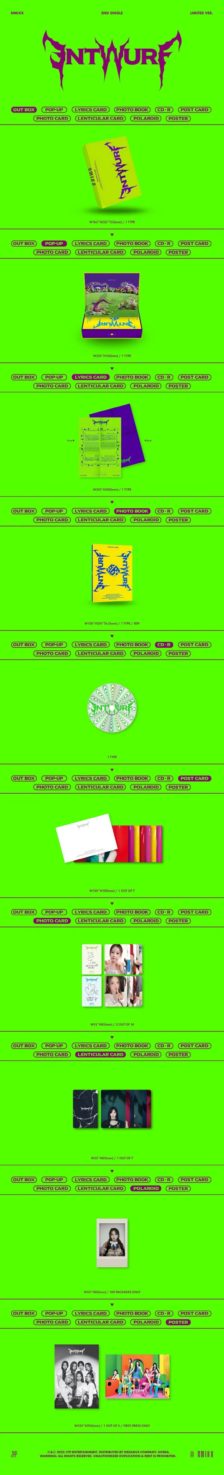 NMIXX - 2nd Single ‘ENTWURF’ (Limited Edition)