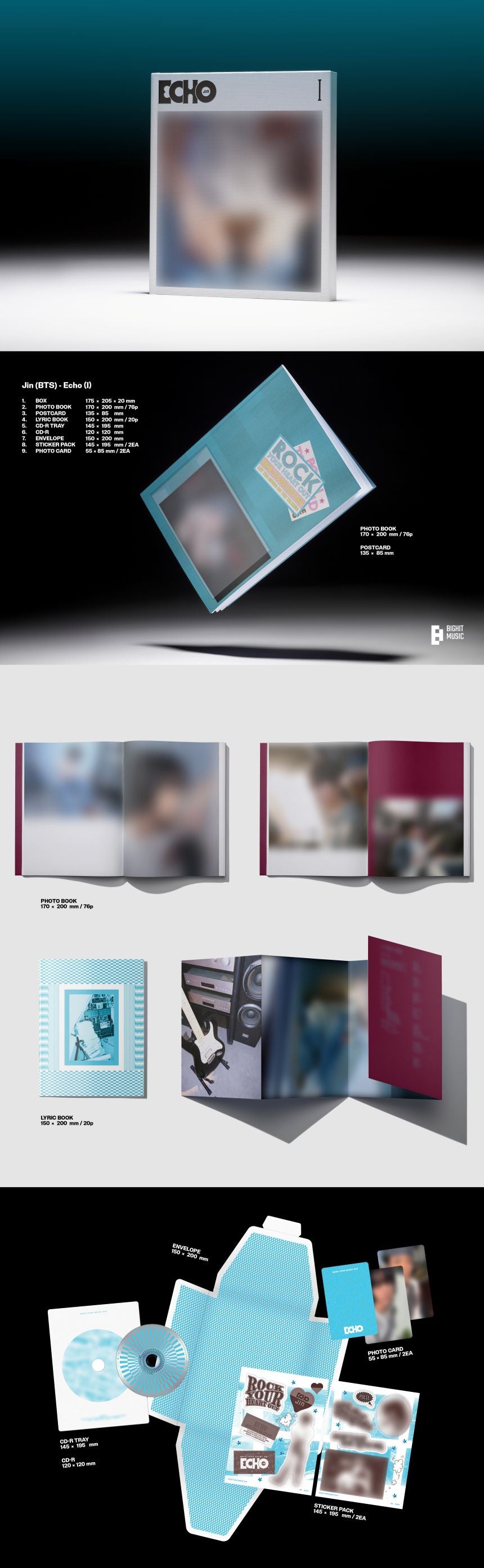 BTS - JIN - 2nd Mini Album 'Echo' (Standard Version)