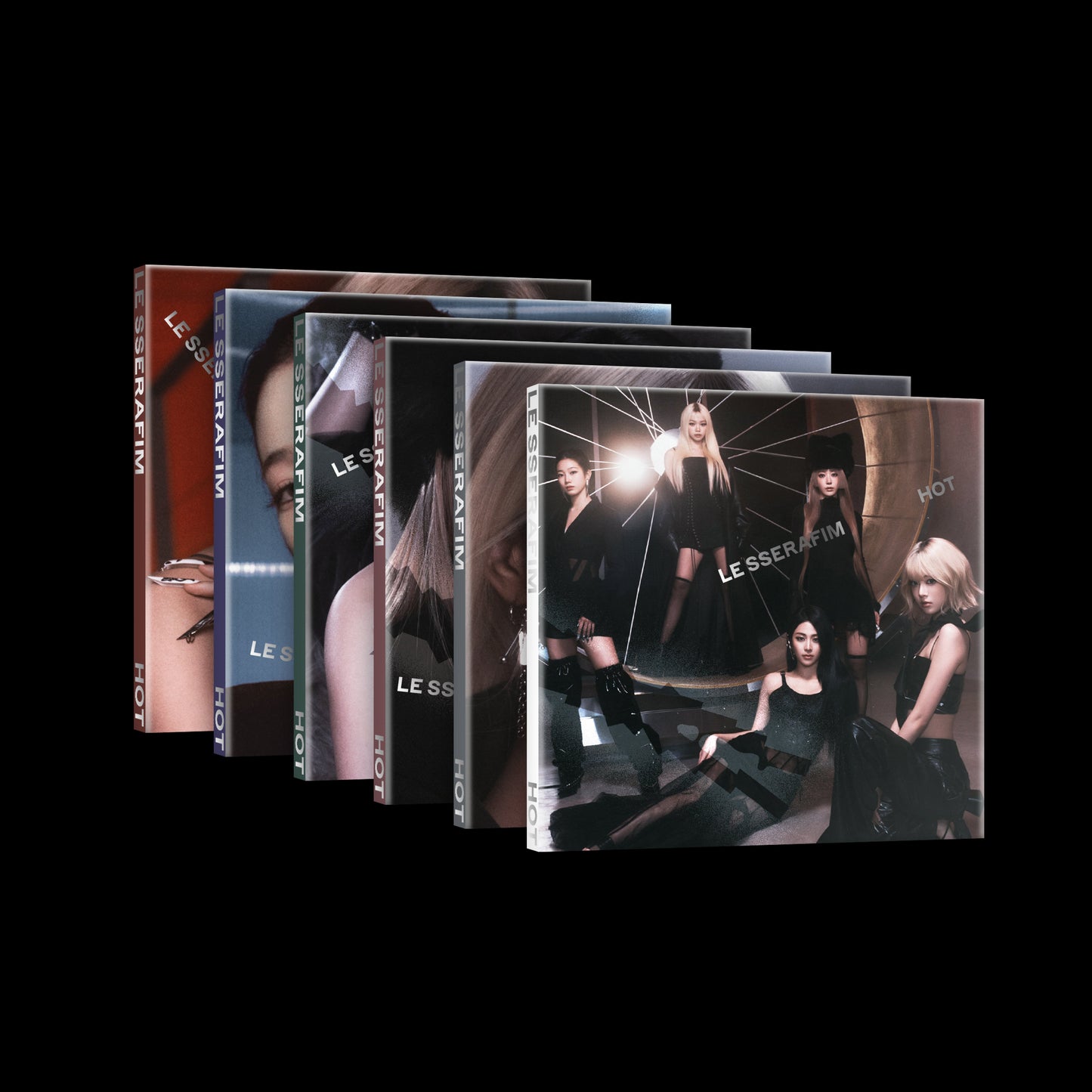 LE SSERAFIM - 5th Mini-Album 'HOT' (Compact Version) + Soundwave POB Photocard