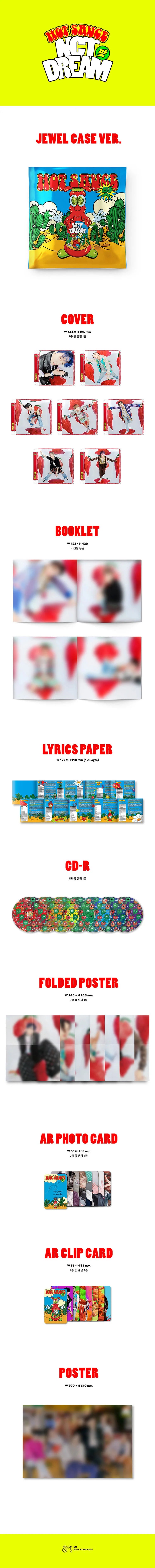 NCT DREAM - 1st Album 'Hot Sauce' (Jewel Case Version)