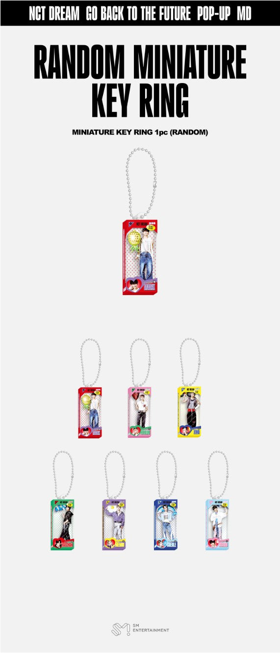NCT DREAM - 2025 NCT DREAM POP-UP 'TIME RIDERS' MD - Random Miniature Key Ring