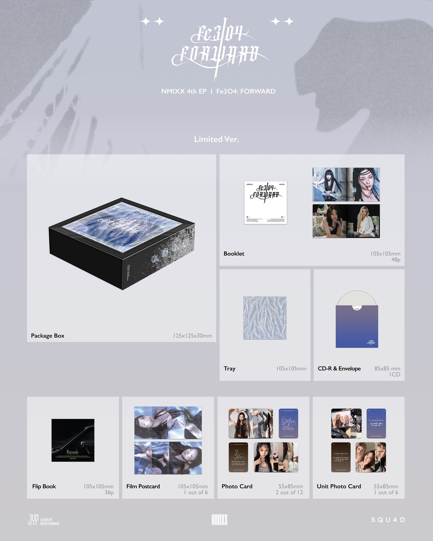 NMIXX - 4th EP - 'Fe3O4: FORWARD' (Limited Version) + Apple Music POB Polaroid