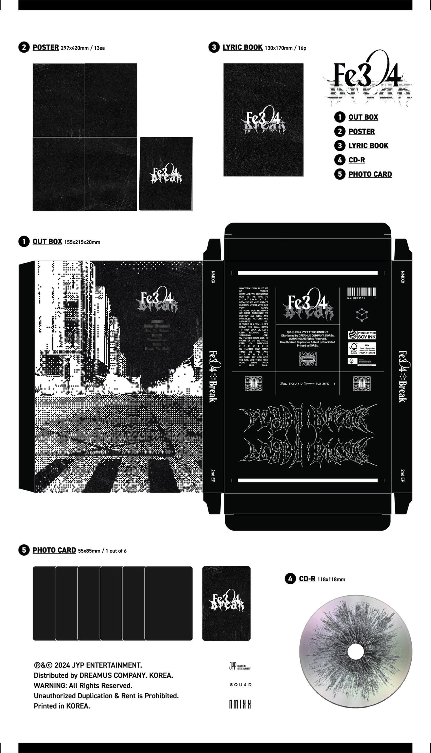 NMIXX - 2nd EP 'FE3O4 BREAK' (Poster Version)