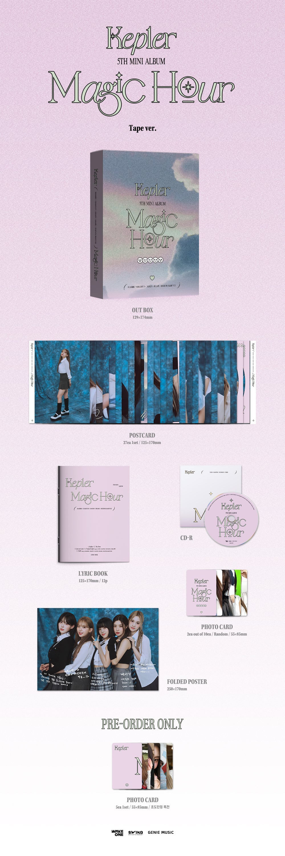 Kep1er - 5th Mini-Album 'Magic Hour' (MAGIC HOUR UNIT Version)