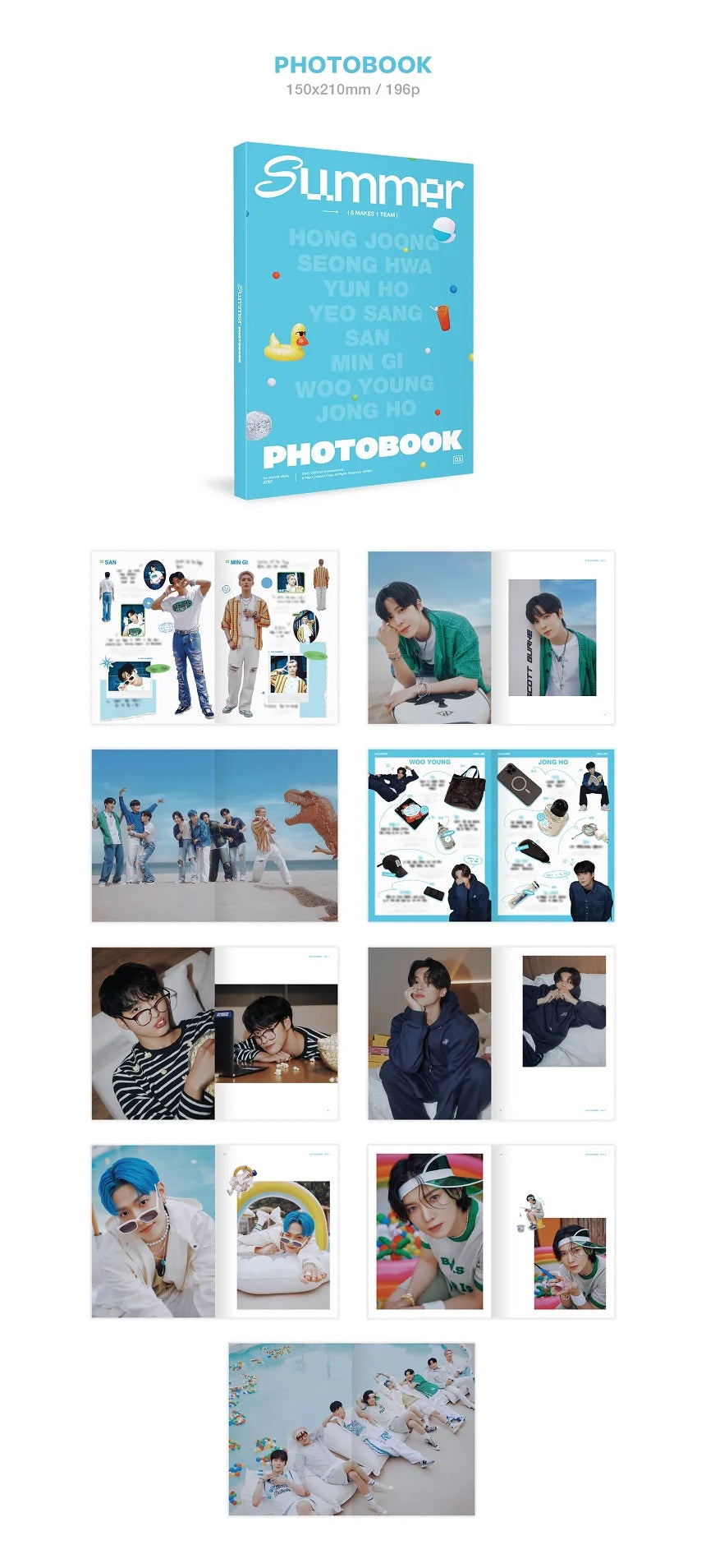 ATEEZ - 2023 Summer Photobook + POB