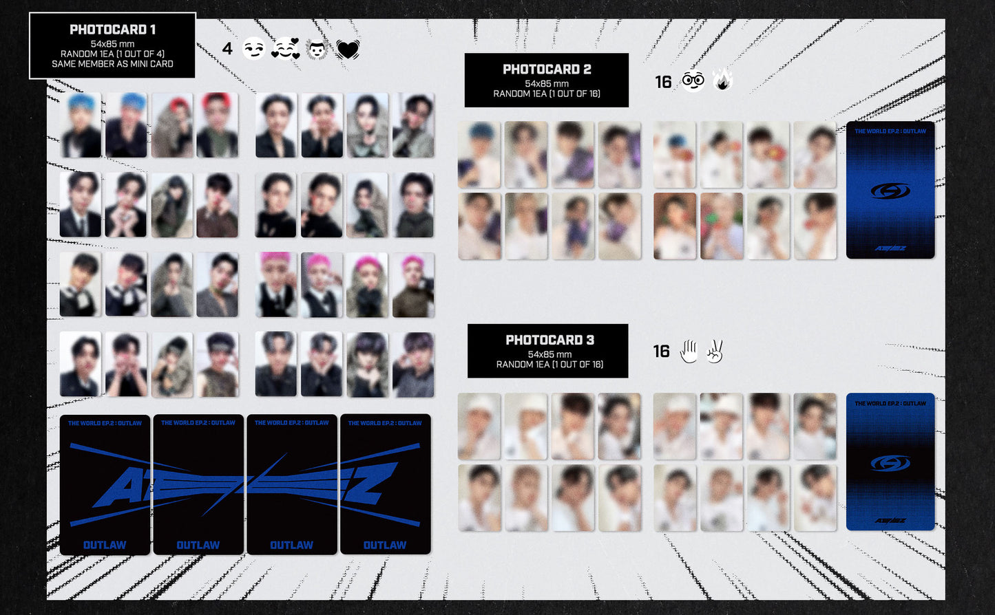 ATEEZ 에이티즈 - 9th Mini-Album 'THE WORLD EP.2 : OUTLAW' (Platform Version)