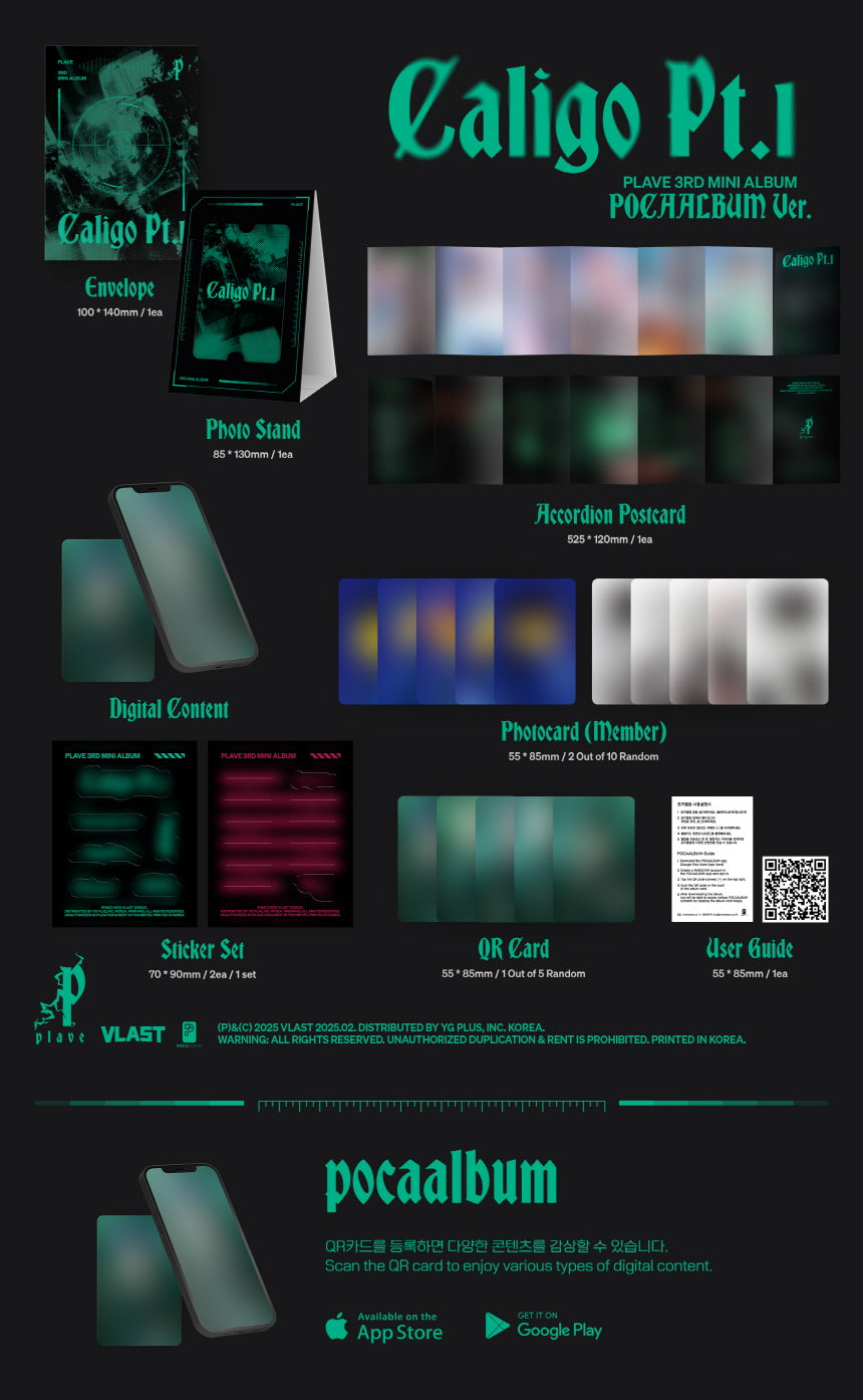 PLAVE - 3rd Mini-Album 'Caligo Pt.1' (POCA ALBUM Version)