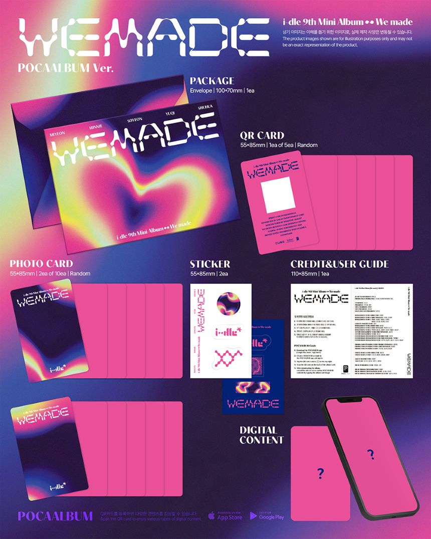 i-dle - 9th Mini Album 'We made' (POCAALBUM ver.)