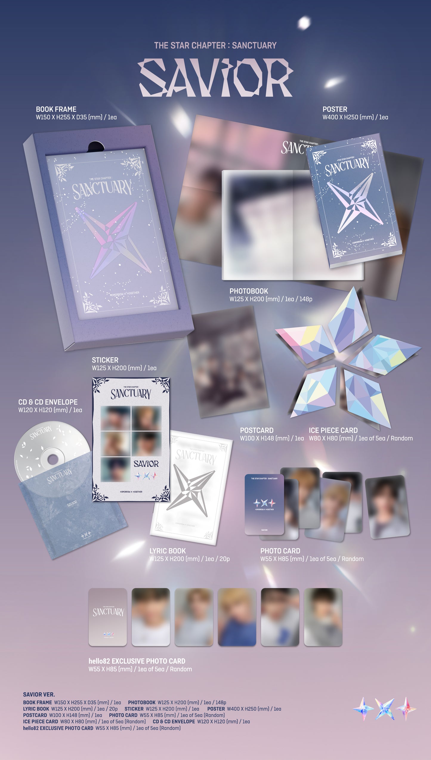 TXT - ‘THE STAR CHAPTER : SANCTUARY’ (Standard Version) (hello82 Exclusive)
