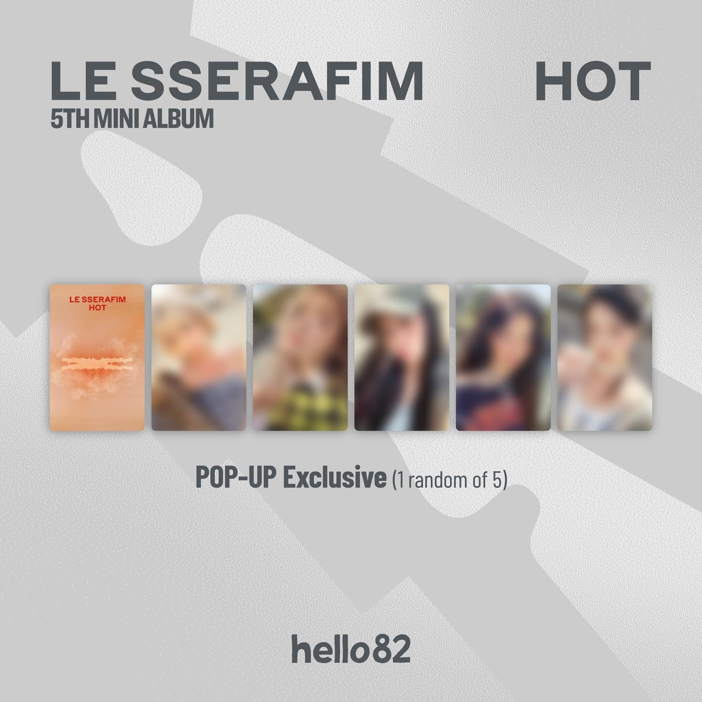 LE SSERAFIM - 5th Mini-Album 'HOT' (POP-UP Exclusive) (COMPACT Version)