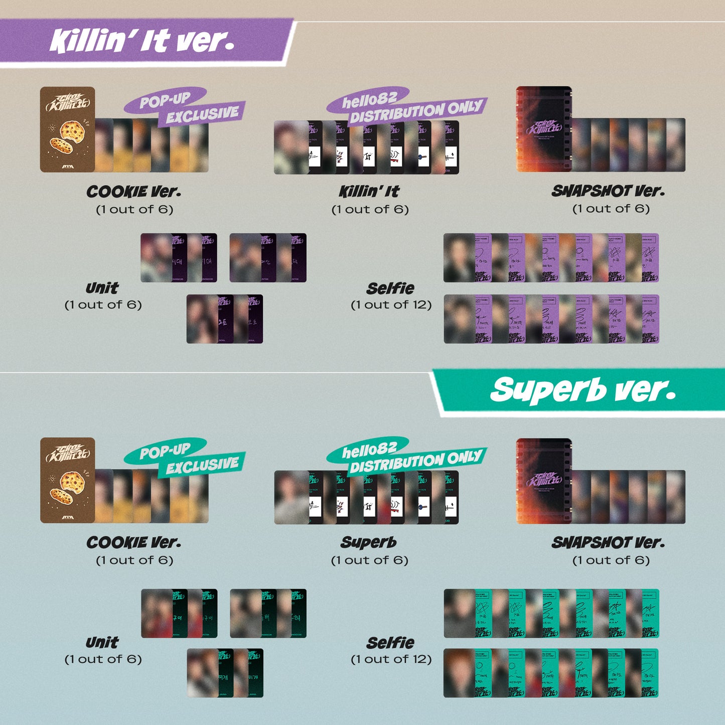 P1Harmony - 1st Album 'Killin' It' (Box Set) (Pop-up Exclusive)