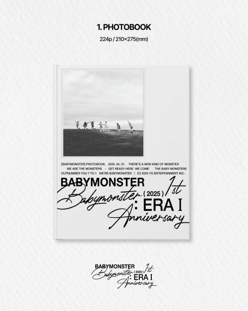 BABYMONSTER - 1st Anniversary Photobook - 'BABYMONSTER: ERA 1'