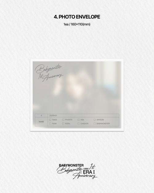 BABYMONSTER - 1st Anniversary Photobook - 'BABYMONSTER: ERA 1'
