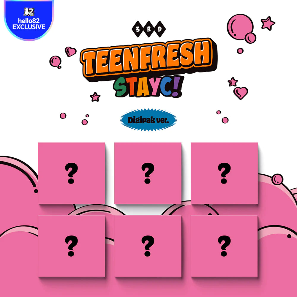 STAYC - 3rd Mini-Album 'TEENFRESH' (Digipak Version) (US Version) + Pop-up Exclusive Photocard