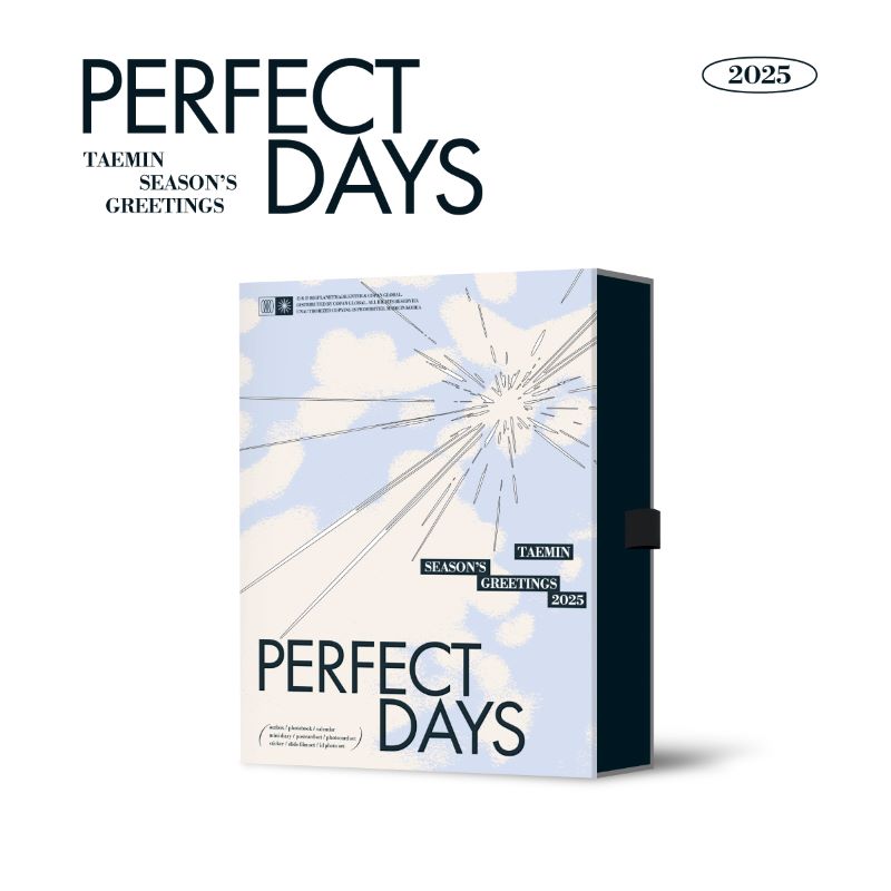 TAEMIN - 2025 Season's Greetings 'Perfect Days' + POB Photocard