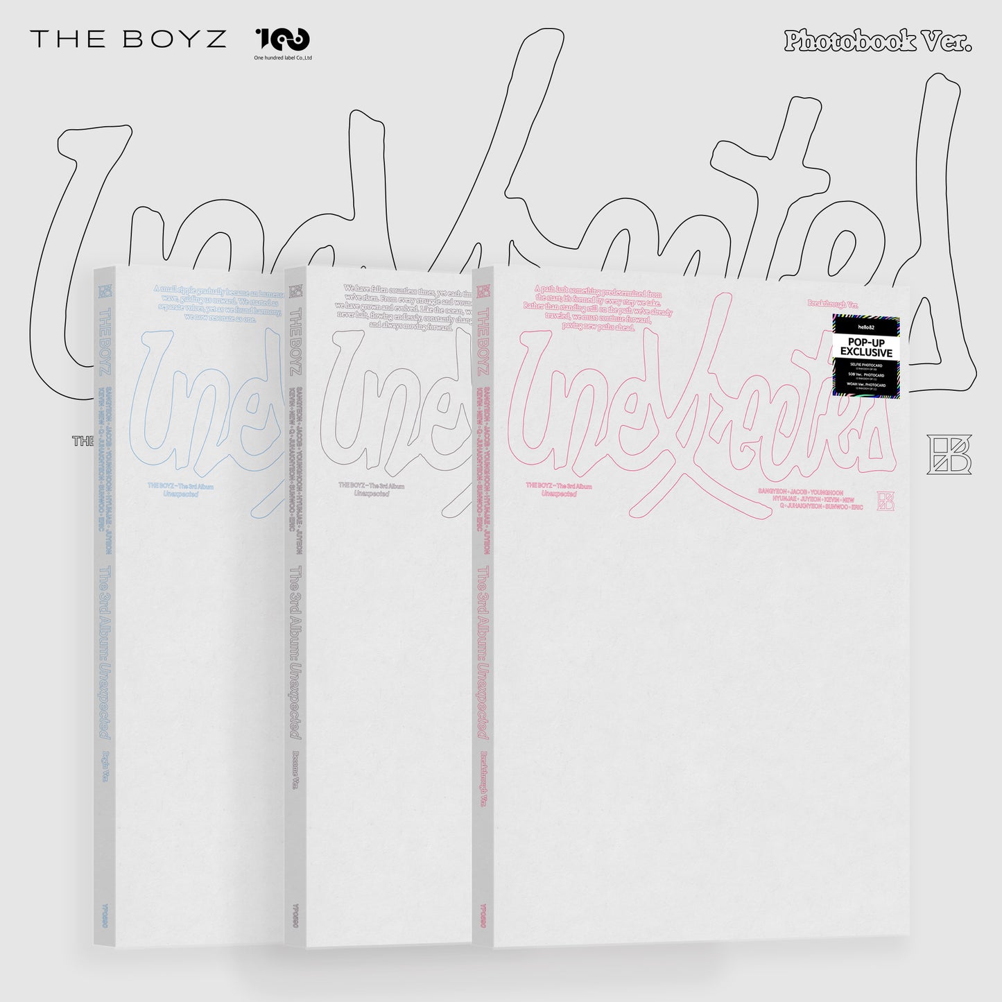 THE BOYZ - 3rd Album 'Unexpected' (Pop-up Exclusive)