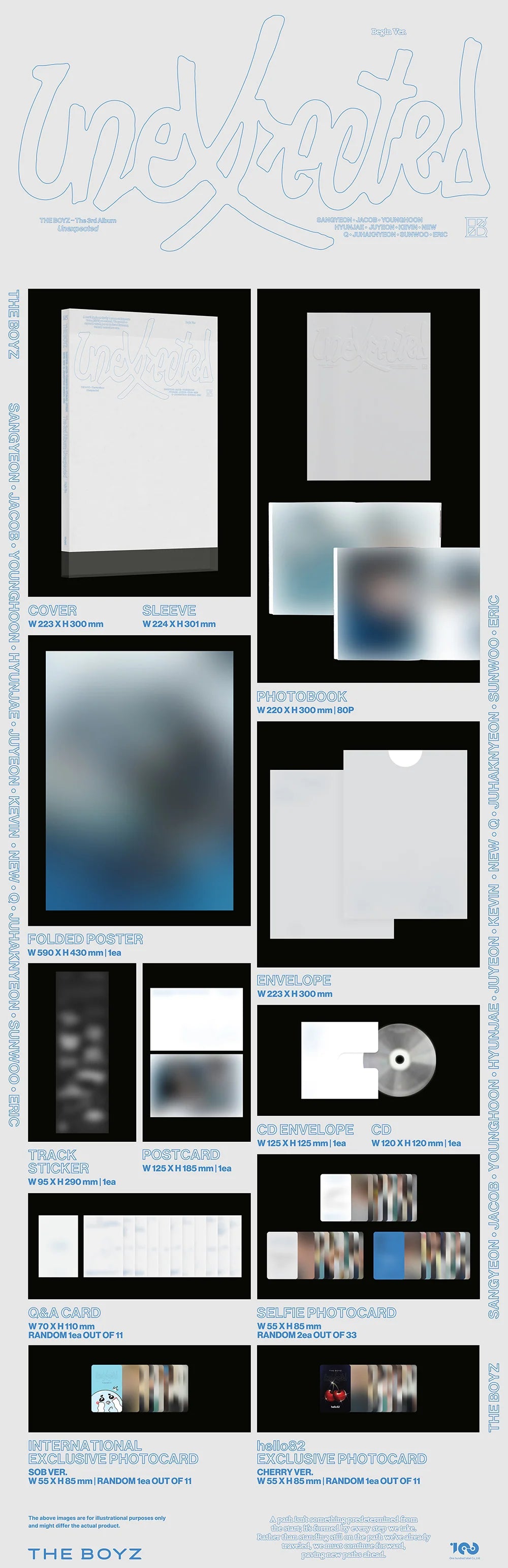 THE BOYZ - 3rd Album 'Unexpected' (Pop-up Exclusive)