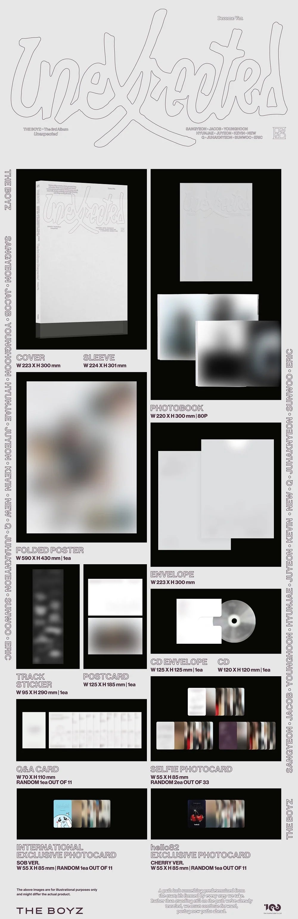 THE BOYZ - 3rd Album 'Unexpected' (Pop-up Exclusive)