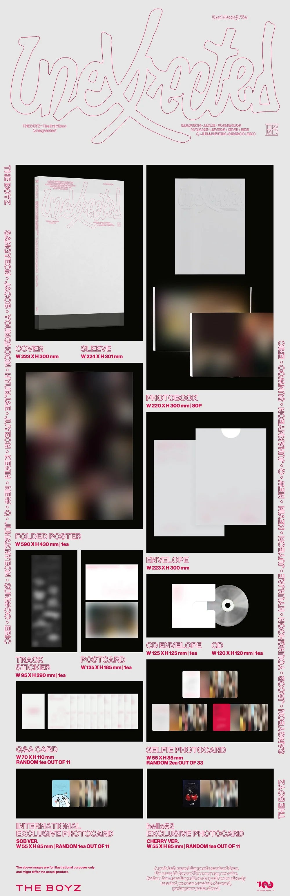 THE BOYZ - 3rd Album 'Unexpected' (Pop-up Exclusive)