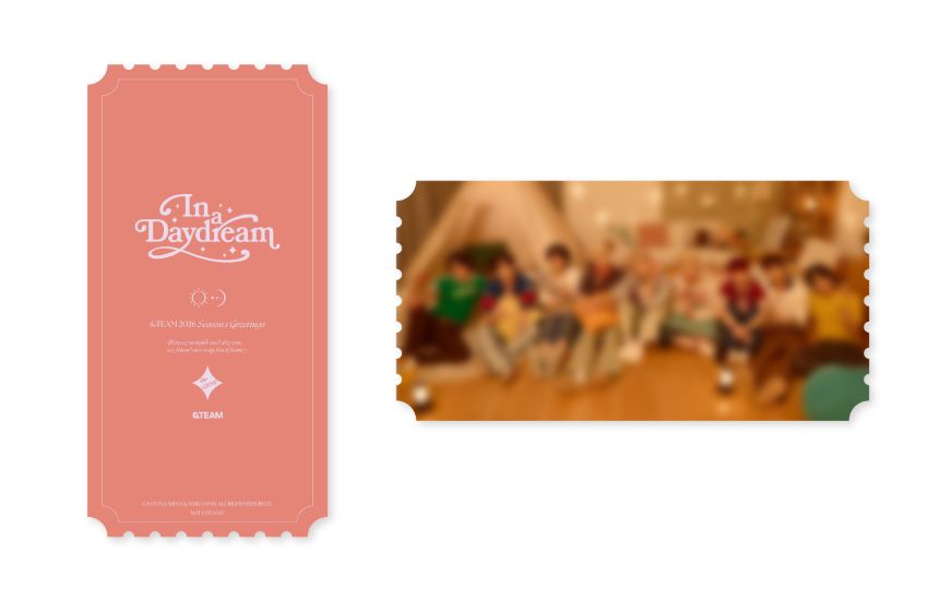 &TEAM - 2026 SEASON'S GREETINGS 'In a Daydream' + Original Ticket POB