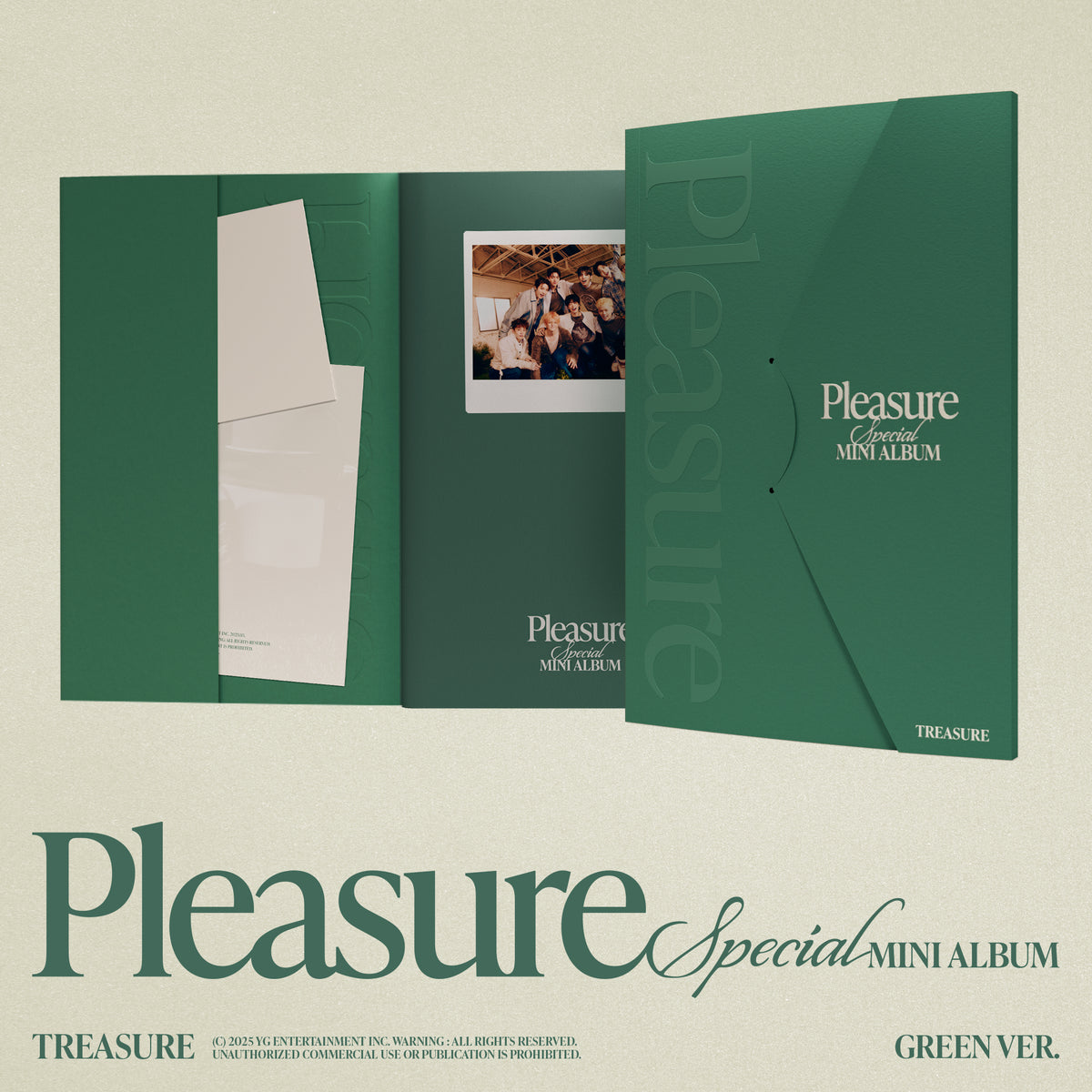 TREASURE - Special Mini-Album 'PLEASURE' + Soundwave POB Photocard