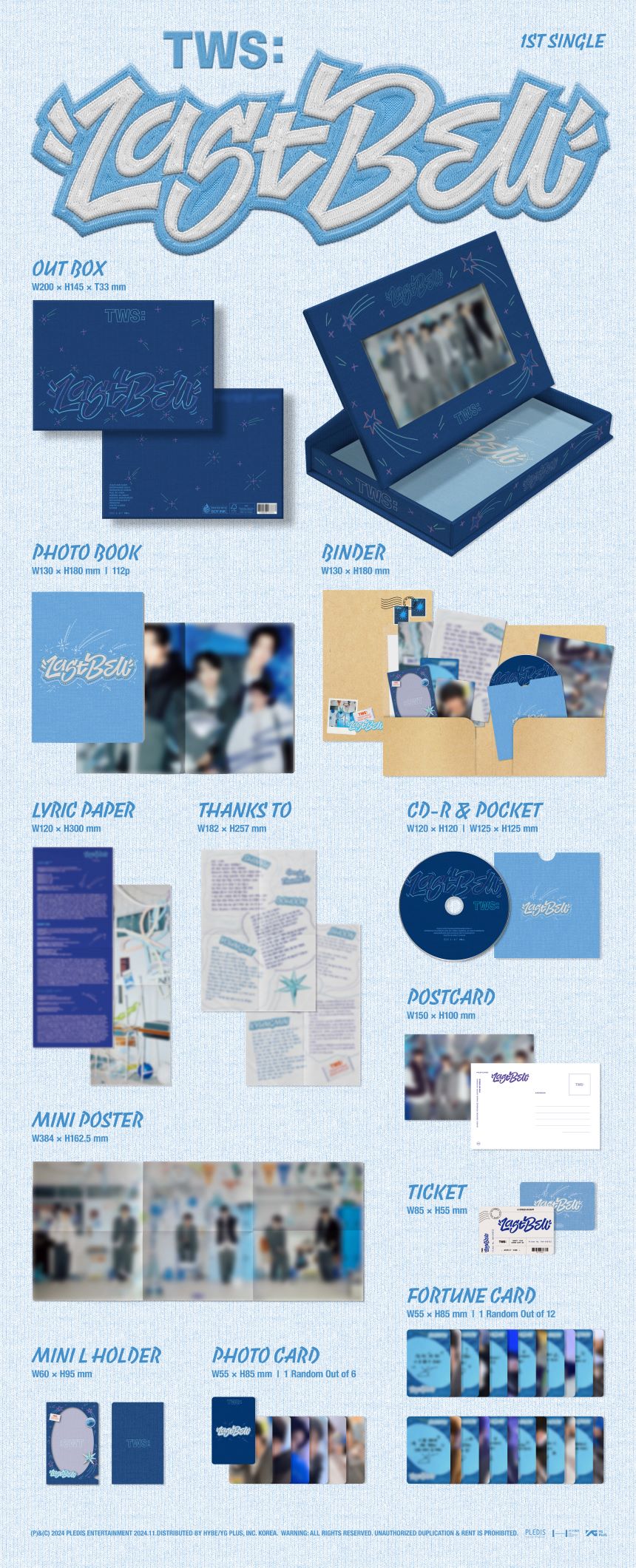 TWS - 1st Single Album 'Last Bell' (Standard Version)
