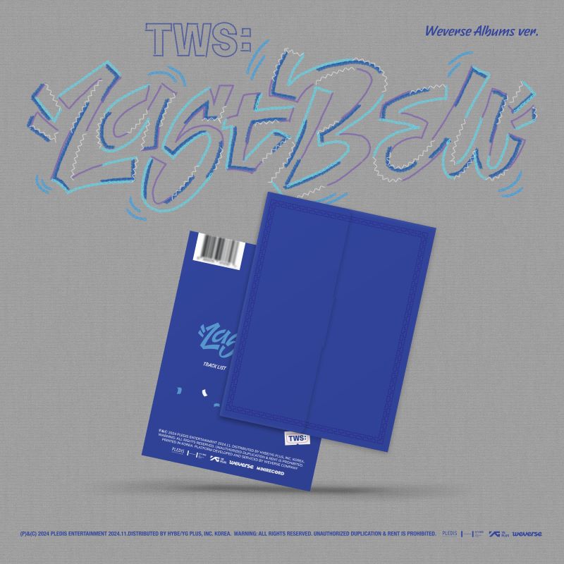 TWS - 1st Single Album 'Last Bell' (Weverse Albums Version) + Apple Music POB Logo Postcard