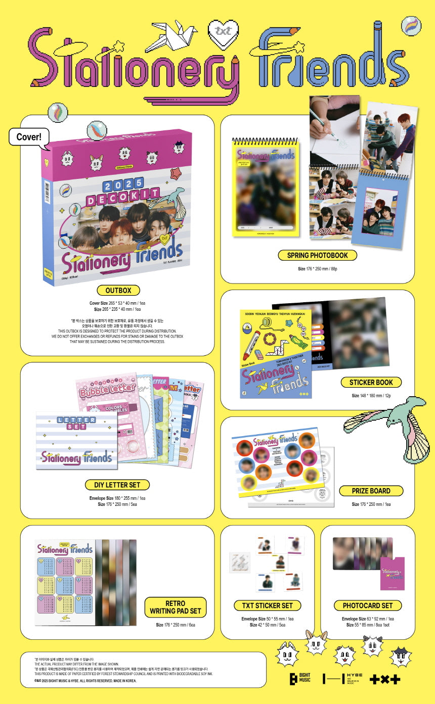 TXT - 2025 Deco Kit + Apple Music Photo Bookmark
