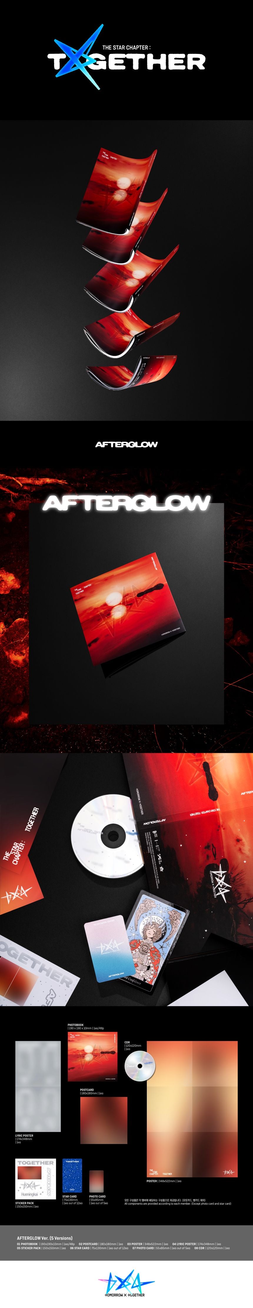 TXT - 'The Star Chapter: TOGETHER' (Afterglow Ver.) + SOUNDWAVE Mini Poster POB
