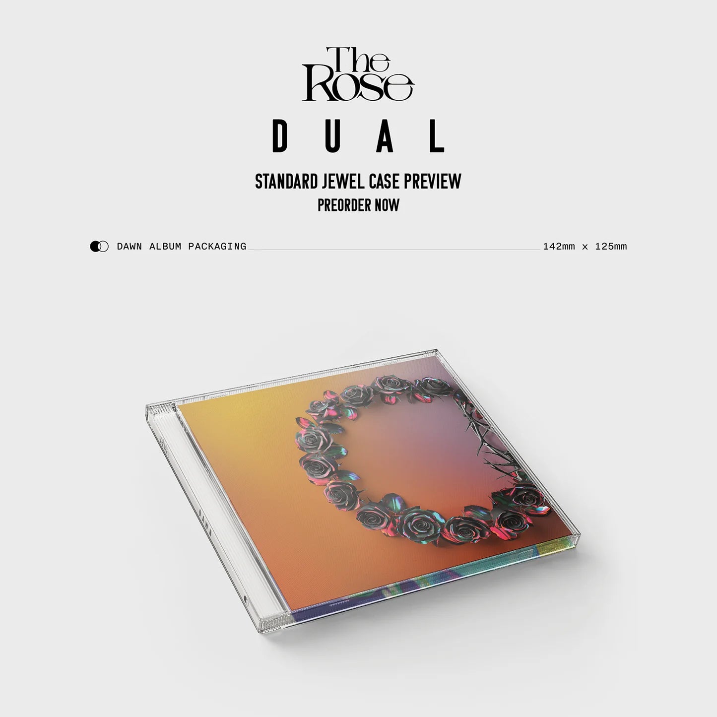 THE ROSE - 2nd Full Album 'DUAL' (Jewel Case) (DAWN Version)
