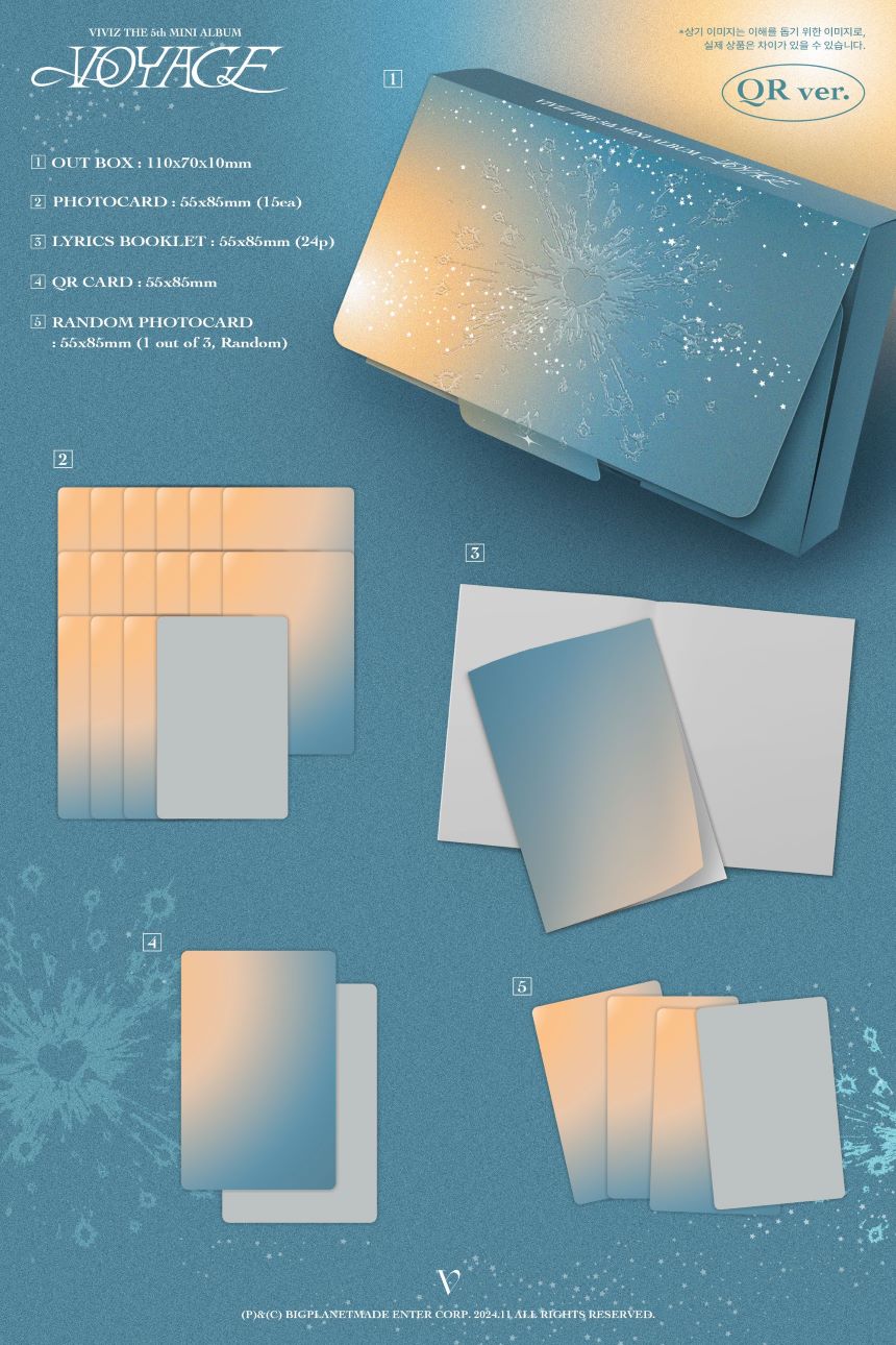 VIVIZ - 5th Mini-Album 'VOYAGE' (QR Version)