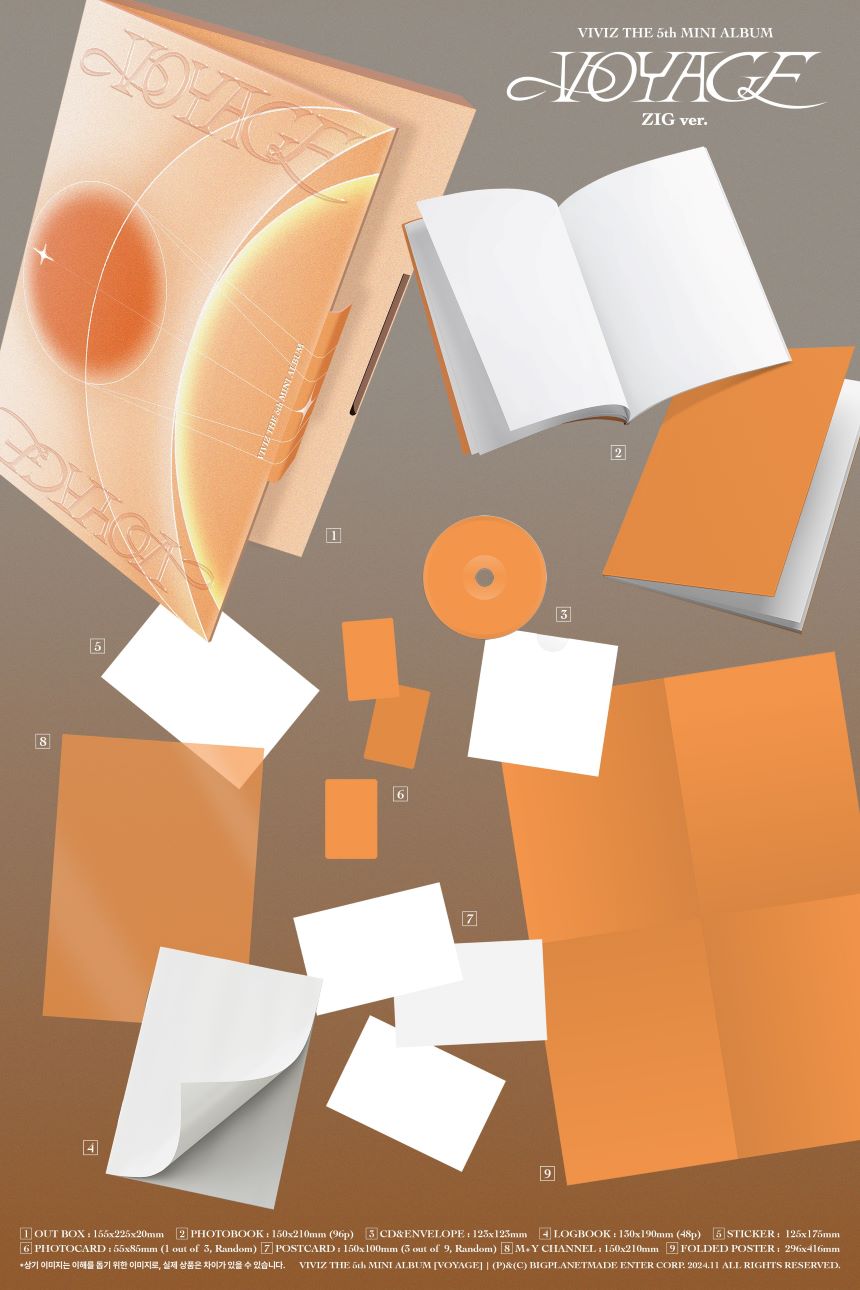 VIVIZ - 5th Mini-Album 'VOYAGE' (Standard Version)