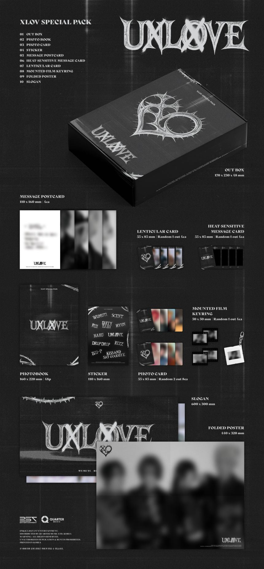 XLOV - 1st Mini Album 'UXLXVE' (SPECIAL PACK)