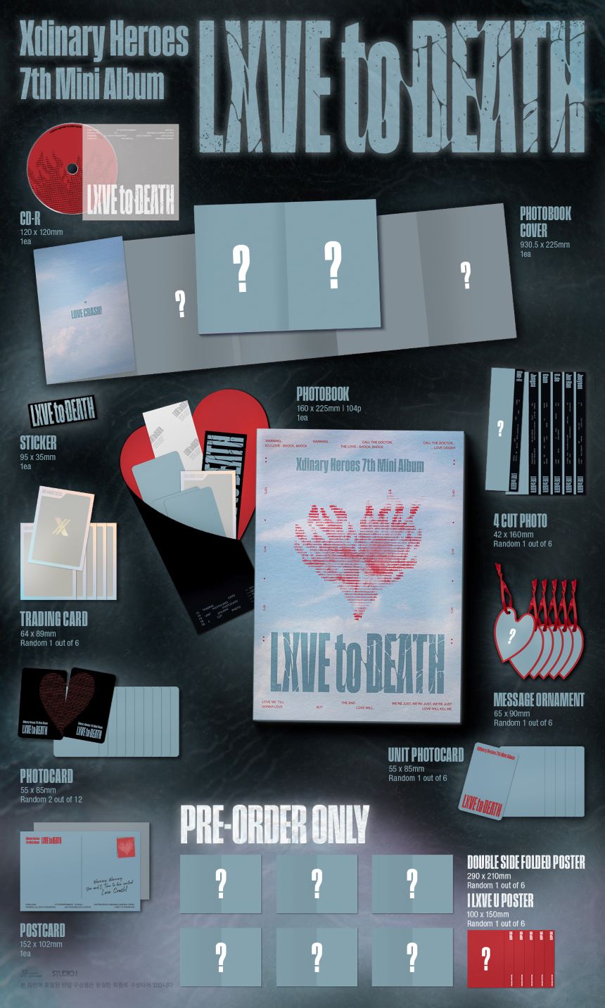 Xdinary Heroes - 7th Mini Album 'LXVE to DEATH' (Photobook ver.)