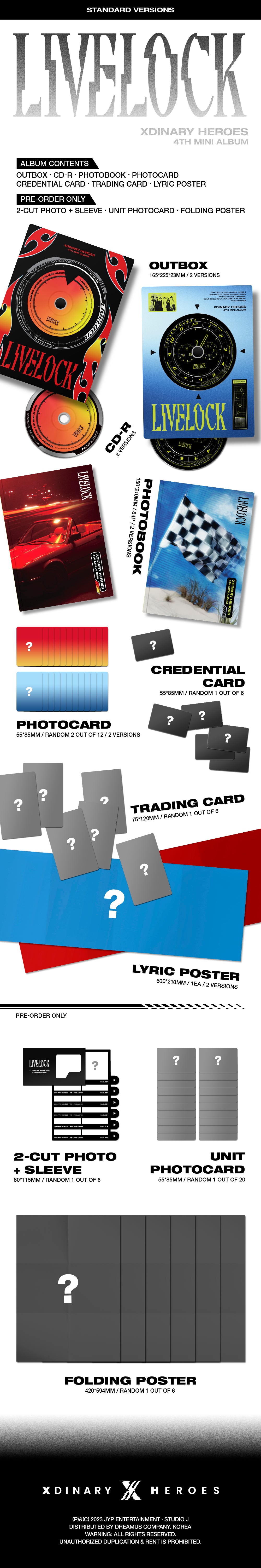 Xdinary Heroes - 4th Mini-Album 'Livelock'