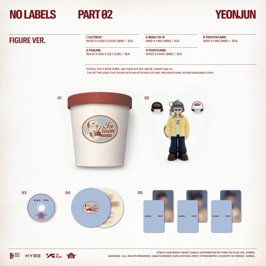 TXT - YEONJUN - 'NO LABELS: PART 02' (Figure ver.)