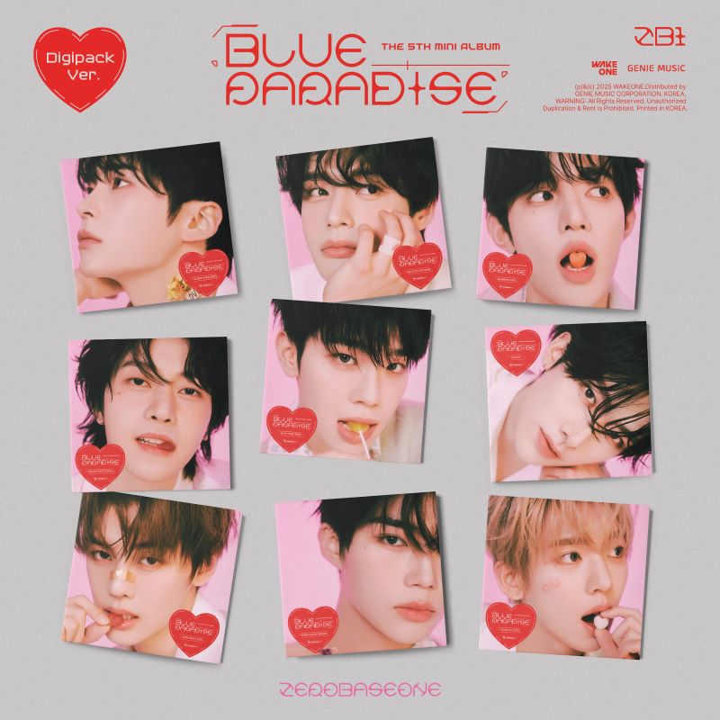 ZEROBASEONE - 5th Mini-Album 'BLUE PARADISE' (Digipack Version)