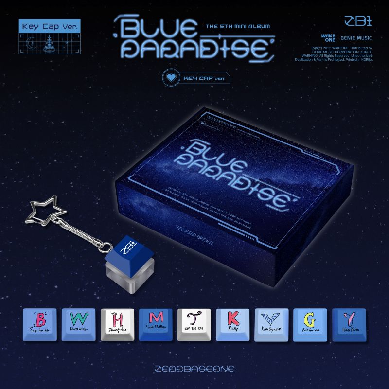 ZEROBASEONE - 5th Mini-Album 'BLUE PARADISE' (Key Cap Version)