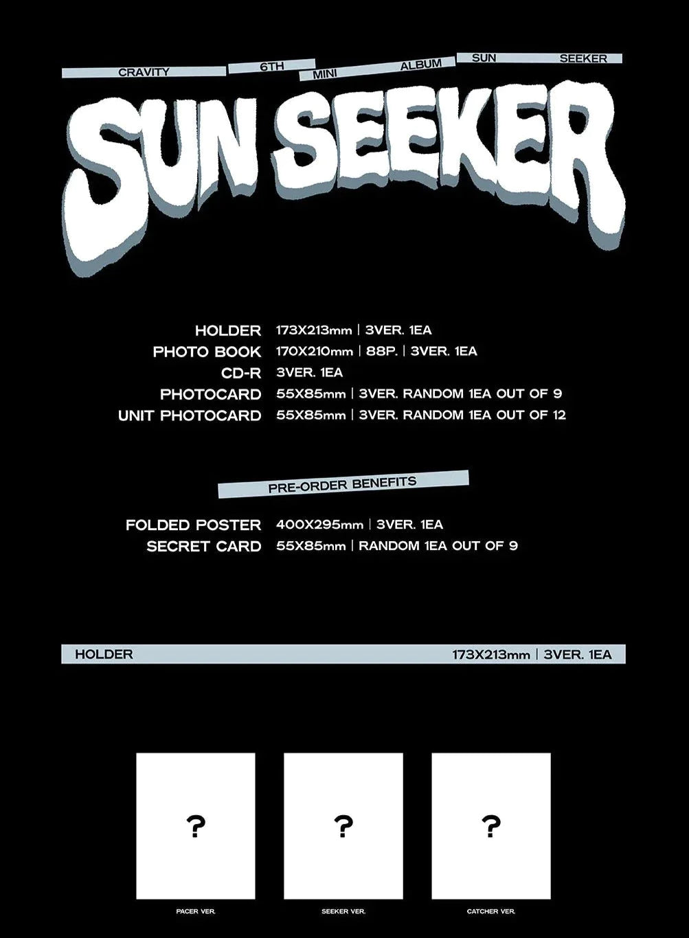 CRAVITY - 6th Mini-Album 'SUN SEEKER' (Standard Version)