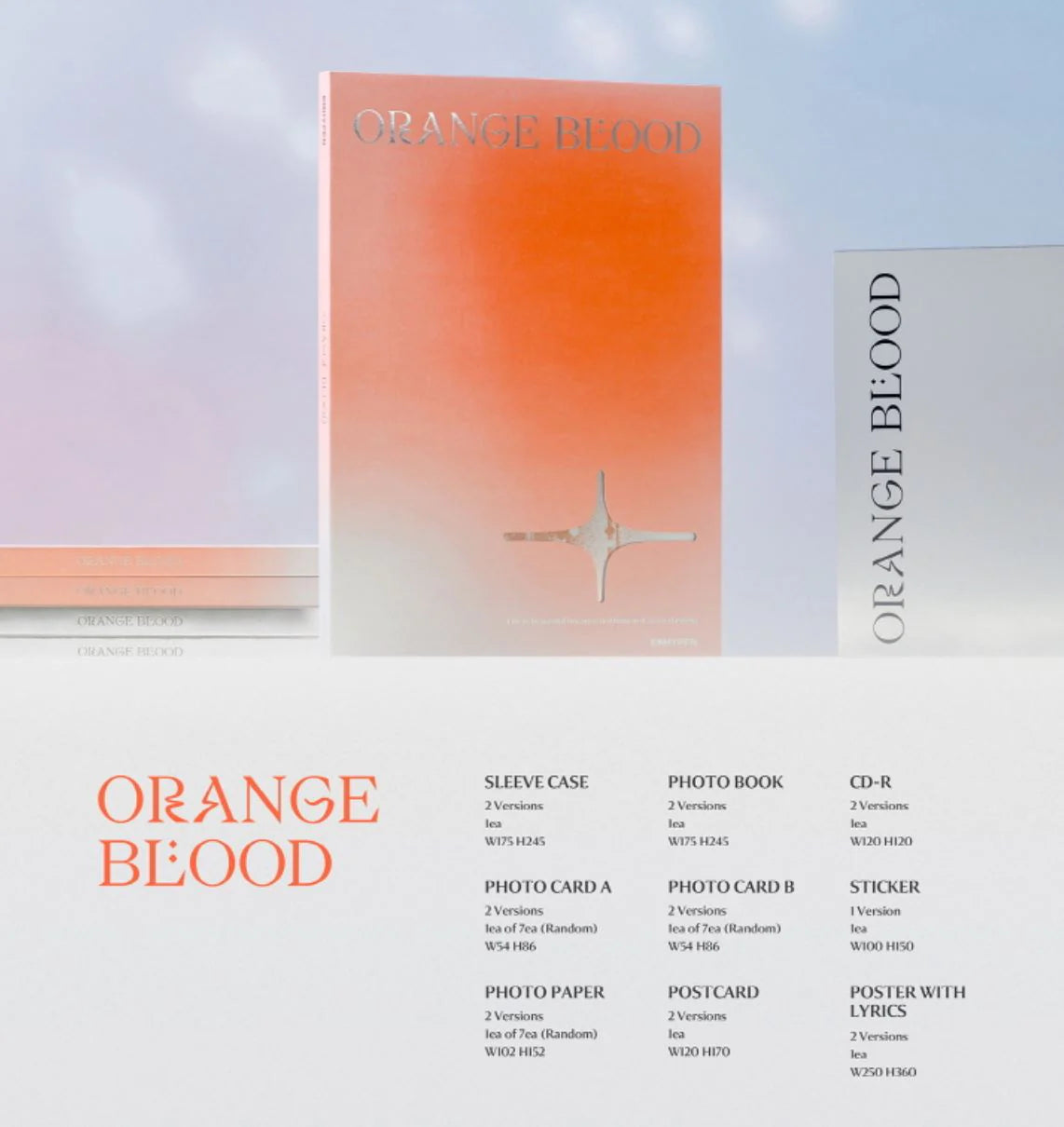 ENHYPEN 엔하이픈 - 5th Mini-Album 'ORANGE BLOOD' (Standard Version)