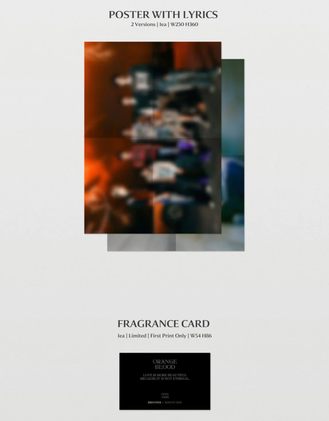 ENHYPEN 엔하이픈 - 5th Mini-Album 'ORANGE BLOOD' (Standard Version)