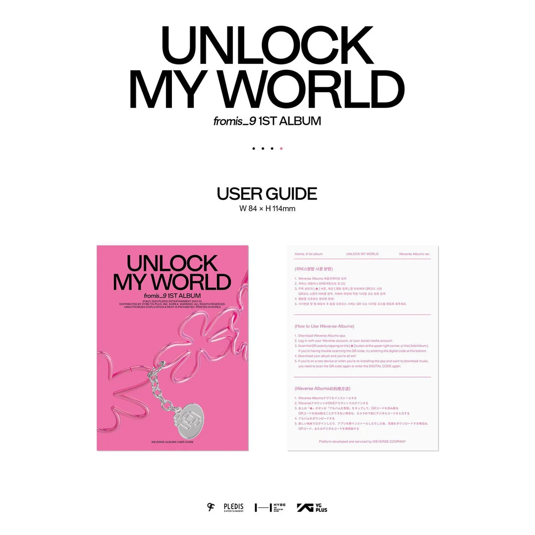 fromis_9 - 1st Album 'UNLOCK MY WORLD' (Weverse Version)