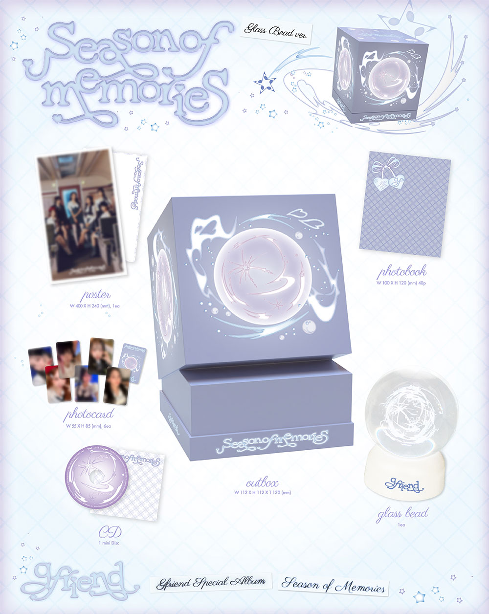 GFRIEND - Special Album 'Season of Memories' (Glass Bead Version)