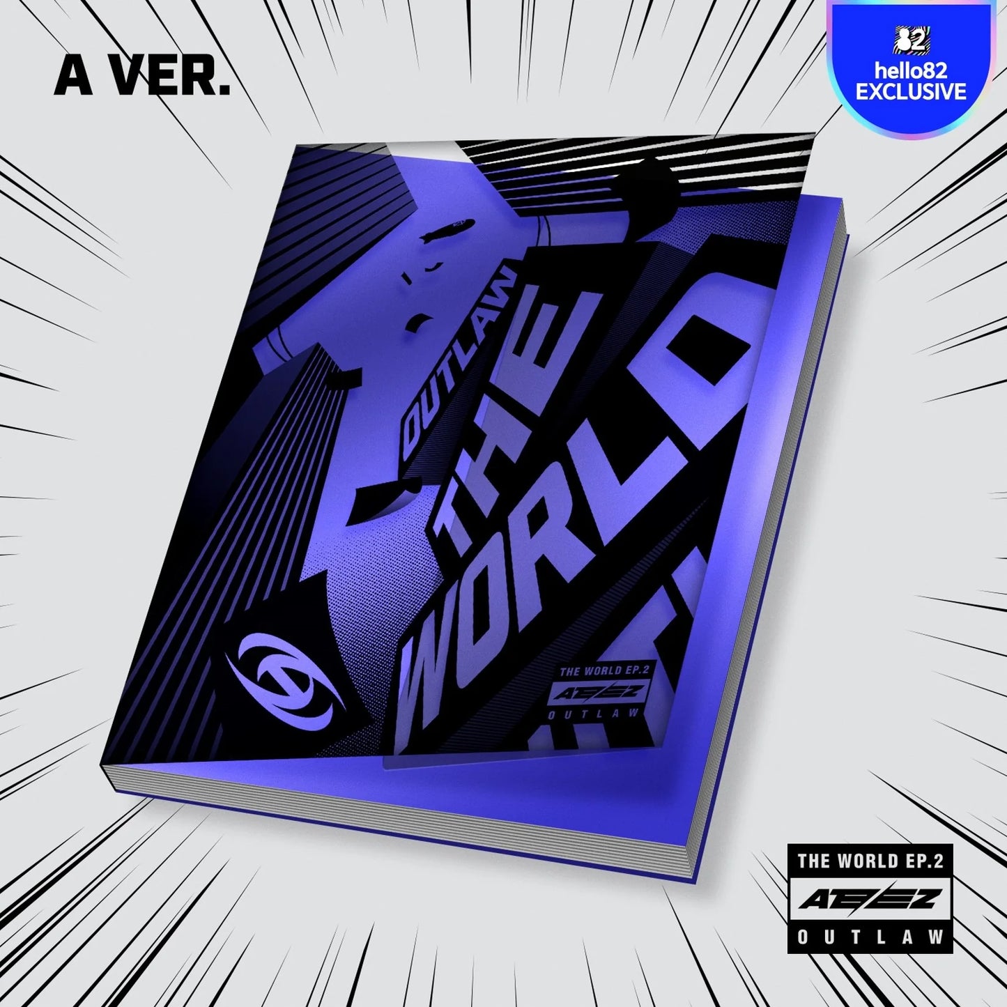 ATEEZ 에이티즈 - 9th Mini-Album 'THE WORLD EP.2 : OUTLAW' (US Version) (Pop-up Exclusive)